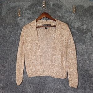 Josephine Chaus Vintage 90s Metallic Gold Shimmer Cropped Womens Sz Small